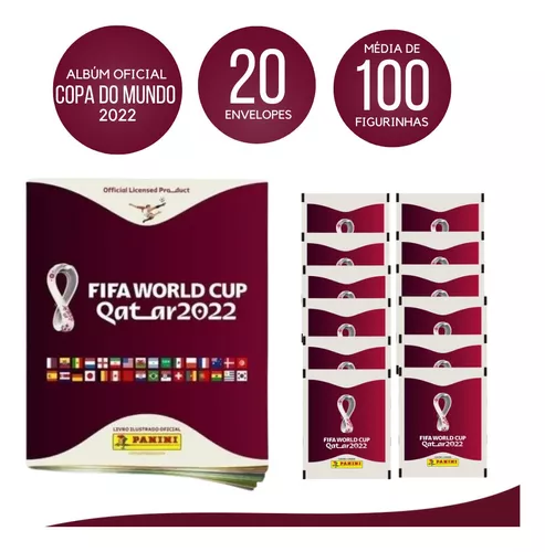 KIT DE ATUALIZAÇÃO DO ALBUM DA COPA DO QATAR COM 80 NOVOS CROMOS DE  JOGADORES