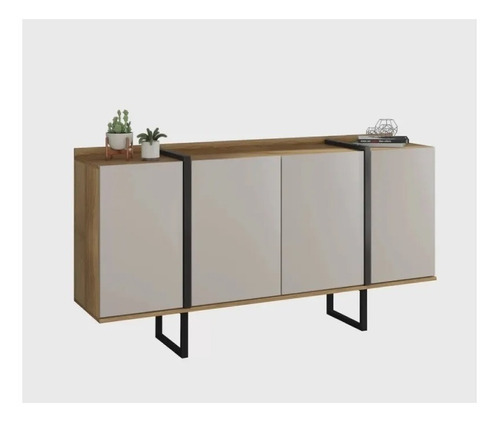 Aparador Bargueño Living Comedor Rack Mostrador Organizador