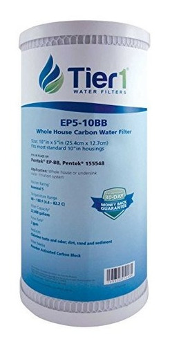 Filtro Agua Carbono 5 Micrones 10pulgx4.5puLG | Compatible