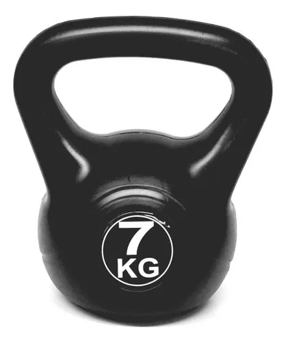 Kettlebell Pesa Rusa Fitness Mir Plastica 7kg Gimnasio Cuota