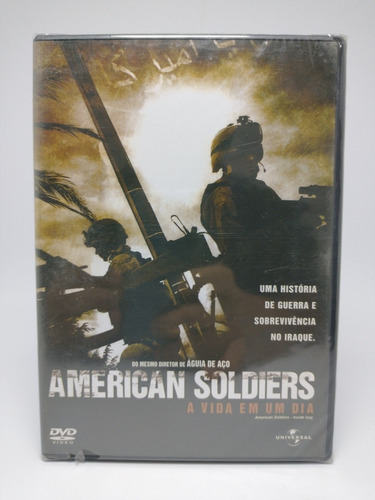 Dvd American Soldiers - A Vida Em Um Dia