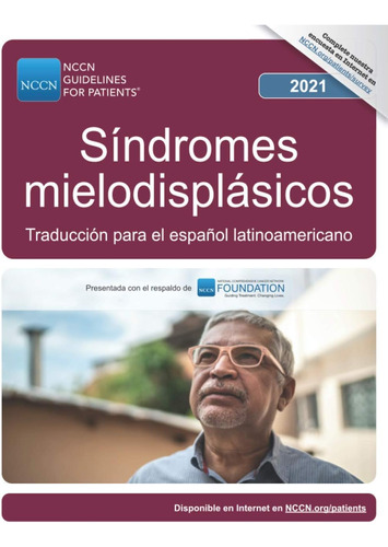 Libro: Nccn Guidelines For Patients® Síndromes Mielodisplási