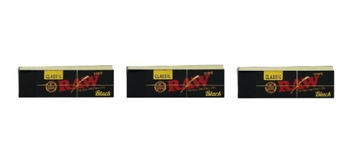 Raw Filtros Tips Black X3 Unidades