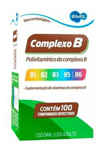 Polivitaminico Complexo B 100 Comprimidos Revestidos