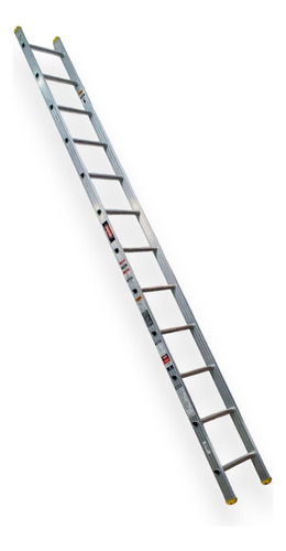Escalera Recta Aluminio Sencilla Akron 12 Esc Akron 79-35