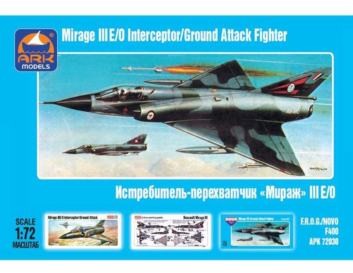 Dassault Mirage 3 Juego Modelo Avion Ruso Para Francese