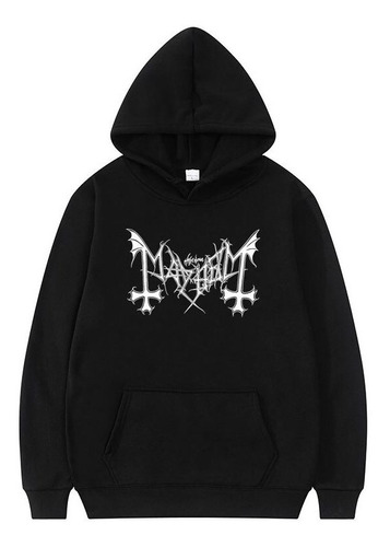 Sudadera Con Capucha Vintage The True Mayhem Black Darkthron