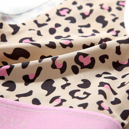 Conjunto De Bikini Finetoo Con Estampado De Leopardo Para Mu