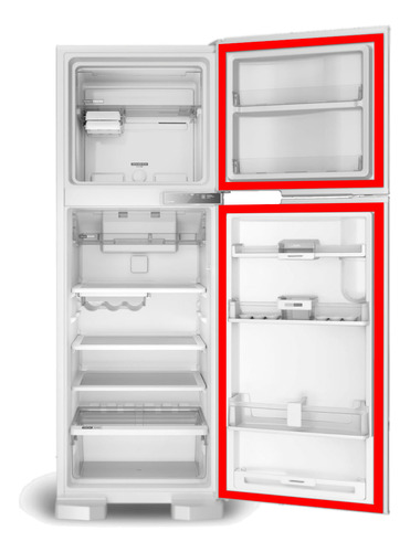 Jogo Borracha Gaxeta Bosch Glass Line Refrigerator 47