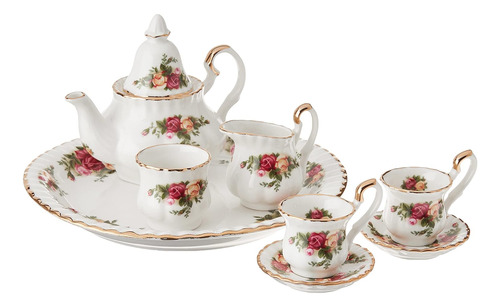 Old Country Roses Le Petite 9-piece Miniature Tea Set