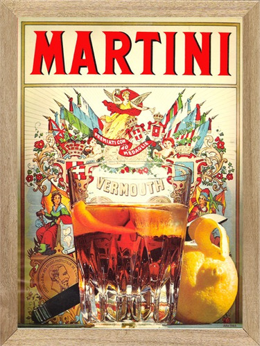 Bebidas Martini Cuadros Carteles Posters Publicidades  L568