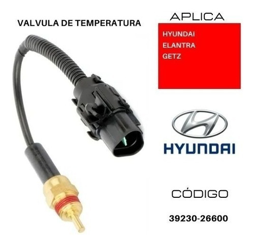Valvula Temperatura Compatible Hyundai Coupe 1.6l 1996-2002