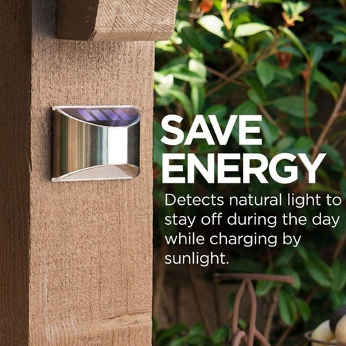 1 Pc Solar Jardín Al Aire Libre Impermeable Lámpara De Par