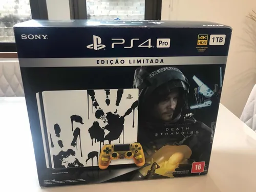 PlayStation 4 1 Tb Pro Seminovo Edição Limitada Death Stranding