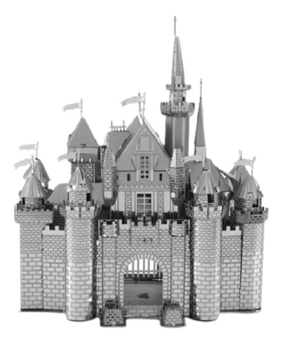 Rompecabezas Puzzle De Metal 3d Castillo Medieval 
