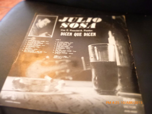 Vinilo Lp De Julio Sosa --dicen Que Dicen (u1049