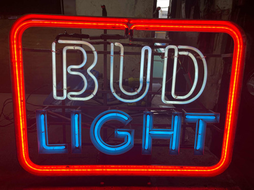 Antiguo Neón Para Bar Bud Light