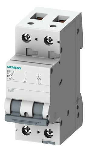 5sl1263-7mb - Disjuntor 2p 63a 230/400v Curva C - Siemens