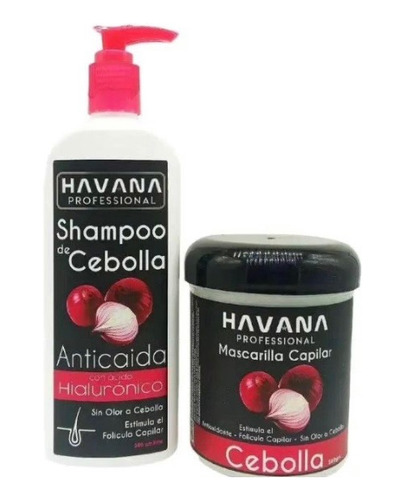 Kit Shampoo Y Mascarilla De Cebolla Havana