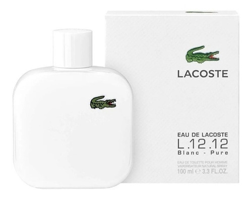 Perfume Lacoste Original L.12.12 Blanc - mL a $1750