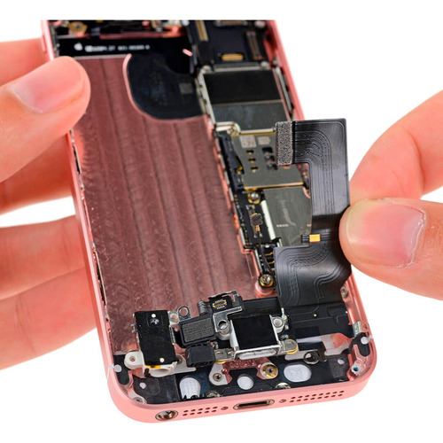 Cambio Flex Pin De Carga Para iPhone SE 2016 Con Colocacion