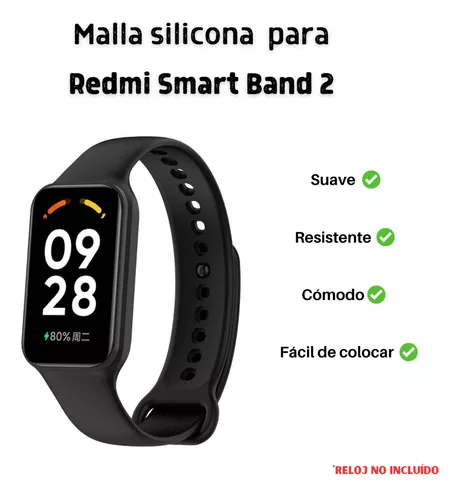de muñeca Wacthband Reemplazo Correa Pulsera Silicona For Redmi Smart Band 2