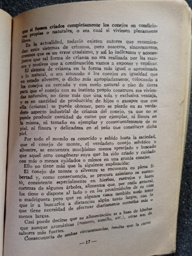 La Cría De Conejos: Reproducción, Alimentación, Engorde (Usado)