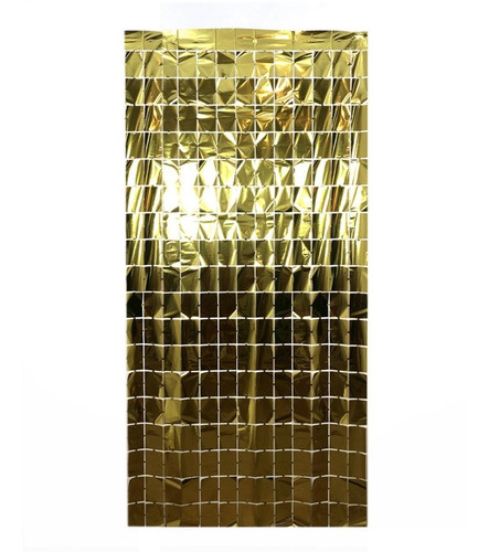 Imagen 5 de 6 de Cortina Metalizada Panel De Espejos 2 X 1 Mts Decoración