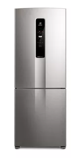 Geladeira inverter frost free Electrolux IB54 inox com freezer 490L 220V