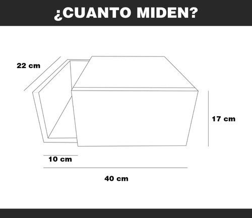 Imagen 7 de 9 de Repisa Flotante Moderna Buro Revistero Con Cajón Izquierdo Color Nogal Terracota
