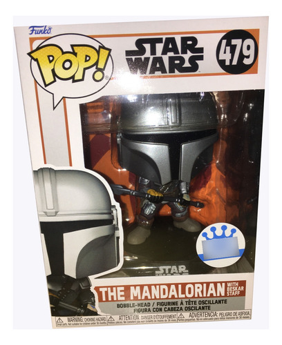 Funko Pop Star Wars The Mandalorian Con Lanza Exclusivo