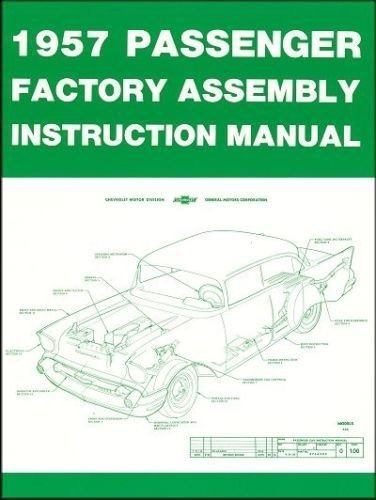 1957 Chevrolet Chevy Pasajeros Asamblea Fábrica De Coches Ma