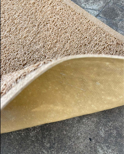 Imagen 4 de 5 de Felpudo Goma Antideslizante 40x60cm Beige Kreatex