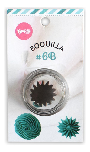 Boquilla / Pico 6b Parpen Para Decorar Tortas - Prya