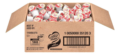 Cremador Café Coffee-mate Original Liquido Caja 180 Pz Msi