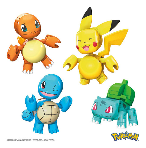 Figura De Construcción Mega Construx Pokémon Kanto 150 Pcs