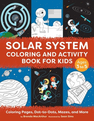 Libro Solar System Coloring And Activity Book For Kids: C...