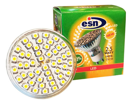 Ampolleta Led Plana 2.5watt 6400k Luz Fria