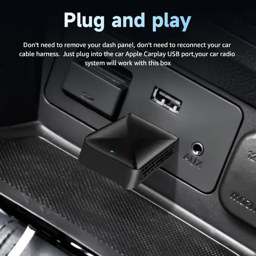 Adaptador Inalámbrico Car Play, 2 En 1 Android Auto