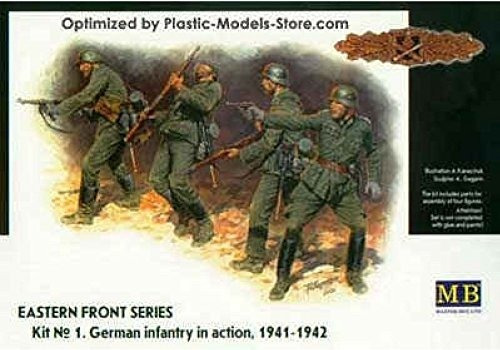 Frontier Fight Infanteria Alemana 1/35 Master Box 3522