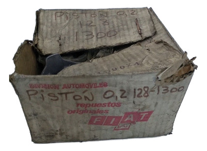 4 Pistones Fiat 128 147 Motor 1300 Nuevos Originales En 0.2