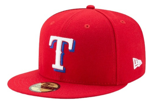 Gorra New Era Texas Rangers Red 59fifty Cerrada Original 