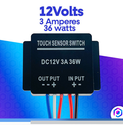 Interruptor Touch Sensor De Toque Espelho 12v Liga/desliga