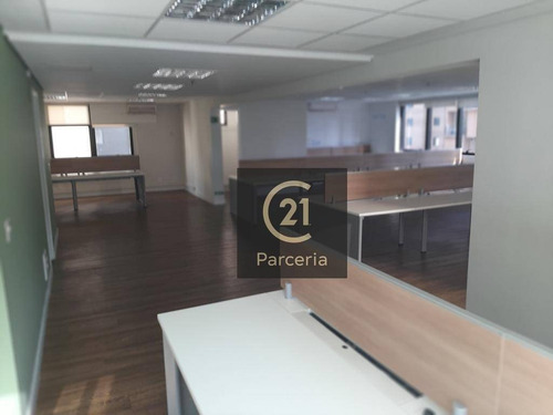 Imagem 7 de 17 de Moema Andar Comercial 7 Salas 7 Gars Mobiliado Ótimo Acabamento - Ac0024