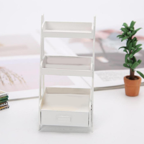 1/12 Escala Dollhouse Mini Antiguo 3 Tier Planta Soporte