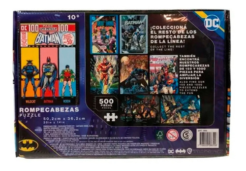 Imagen 2 de 4 de Rompecabezas Puzzle Dc 500 Piezas Vulcanita