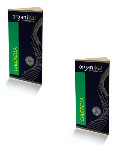 Pack 2 Chlorella Organikal Hgl Anemia Presión Higado 60cap