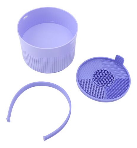 Limpiador De Brochas Cosméticas Con Soporte Para Secar Maqui