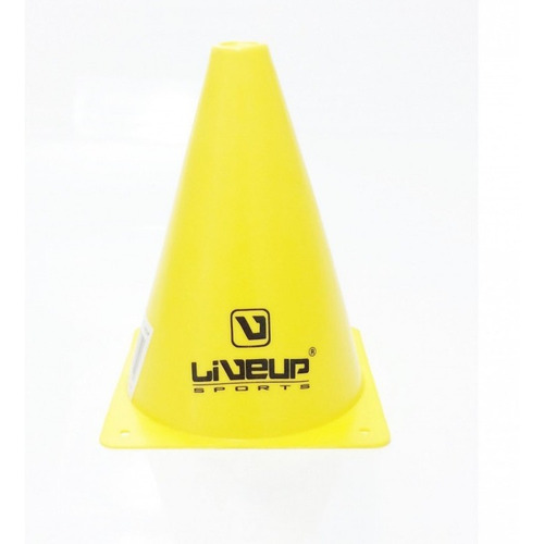 10 Cones De Pvc Amarelo Vivo Demarcatório Liveup