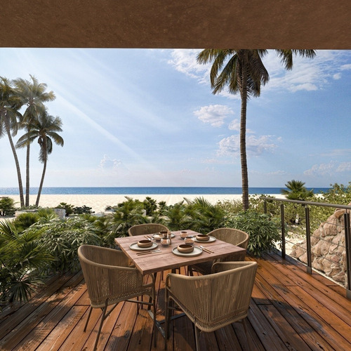 Villa En La Playa En Venta En Copropiedad En Rosa Palmar, Sisal Yucatán